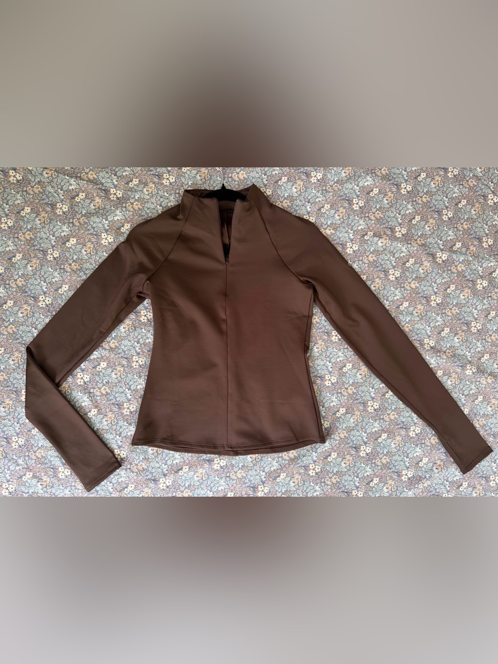 ALO Yoga Airlift Winter Warm 1/4 Zip Long Sleeve - Expresso